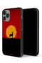 جراب حماية لجهاز Apple iPhone 14 Pro Max بتصميم غزال وقمر
