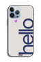Apple iPhone 13 Pro Max Protective Case Hello - 2