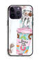 غطاء حماية لجهاز Apple iPhone 14 Pro Max - Donut Worry Girl - 2