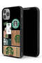 جراب حماية لجهاز Apple iPhone 12 Pro Max بملصق ستاربكس