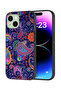 Apple iPhone 15 Plus Protective Case Cover Mandala Art Pattern
