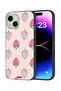 غطاء حماية لجهاز Apple iPhone 15 Plus بتصميم أيقونة الفراولة