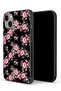 جراب حماية لجهاز Apple iPhone 13 mini بنقشة زهور بورتريه
