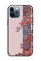 جراب حماية لجهاز Apple iPhone 12 Pro Max بتصميم أوراق الشجر والزهور - 2