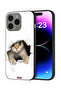 غطاء حماية لجهاز Apple iPhone 15 Pro Max بتصميم قطة