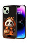 Apple iPhone 15 Plus Protective Case Cover Cute Panda Lady Style
