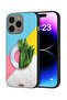 غطاء حماية لهاتف Apple iPhone 15 Pro Max بنمط أوراق تجريدية