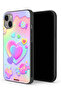 غطاء حماية لجهاز Apple iPhone 13 mini برسومات قلوب البوب