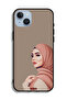 جراب حماية لجهاز Apple iPhone 14 Plus بطبعة فتاة محجبة جميلة - 2