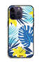 غطاء حماية لجهاز Apple iPhone 14 Pro Max بتصميم ريش وزهور - 2