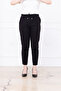Women's Narrow Leg Elastic Waist Trousers - 5