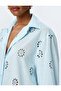 قميص قطني بأكمام 3/4 طويل ومقاس كبير - 5