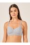 Pack of 3 - Cotton Comfort Rib Non Wired Padded T-shirt Bra - 3