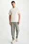 Huxley Men's Regular Pipe Leg Regular Lace-Up Waist Organic Cotton Side Pocket Khaki Pants - 3