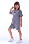 Ribana Beybi Overlock Detailed Kuromi Embroidered Top-Under Set - 4