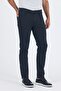 Men's Dark Anthracite Cotton 5-Pocket Slim Fit 5-Pocket Trousers 1003250318 - 2