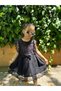 Girls Kids Baby Zero Sleeve Ruched Muslin Birthday Wedding Party Special Occasion Festive Summer Dress - 6