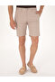 Beige Slim Fit Woven Shorts 50308132-Vr011 - 2