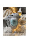 Interactive Plush Teddy Bear with Light and Music Effects, Breathing Function, Gray - 3