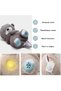 Interactive Plush Teddy Bear with Light and Music Effects, Breathing Function, Gray - 5