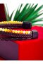 Steel Leather Bracelet with Natural Stone - 3