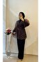 Kabarik Cicekli Chiffon Kimono - 2