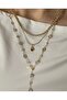 Y Necklace Zircon Stone Gold Color Long Y Necklace