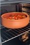Transparent Glazed Earth Pan-Baking Tray Casserole Dish Small Size 25X8 cm Household Electric Oven Compatible - 3