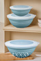 Set of 3 Storage Containers 1+2+3 Liter Food Storage with Lid Microwave Refrigerator Compatible Pinterest Bowl - 2