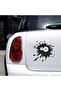 Splashed Paint Vehicle, Car, Auto, Motorcycle, Helmet, Laptop, Glass Sticker 15X14 cm