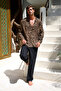 Leopar Muslin Oversize Gömlek - 4