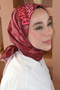Text Pattern Twill Scarf - 2
