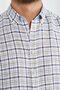 Giorgianni Lapel Button Plaid Linen Slim Fit Shirt - 5
