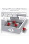 K617 Fizz 60% Wired RGB Gaming Keyboard, 61 Keys Compact Mechanical Keyboard w/White and Gr - 9