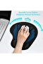 REDROMAN Ergonomic Mouse Pads with Comfortable Gel Wrist Rest Support and Lycra Cloth - black - 4