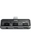 USB C Hub Mobile, with 4K HDMI, 100W Pass-Through Charging, 10Gbps Data Transfer, 3.5mm Audi