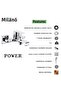 Milano Power Bath Mixer With Shower Set, Chrome-177 x 103 mm - 7