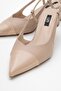 Beige-Toe Detailed Heeled Shoes - 3