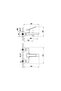 Milano Monte Bath Shower Mixer With Shower Set|Brass Shower Mixer-Chrome - 2