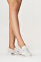 White - Women's Loafer Shoes Flat Sole - 5