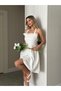Imported Design Gipe Ruffle Fisto Back Tie Dress - 3
