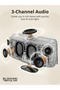 Fiitune X30 - 80W Home Audio Speaker, Sky Grey - 4