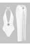 New Women's Swimsuit Set with Starfish Detail - 4