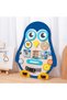 14-in-1 Wooden Penguin Busy Board for Toddlers – Montessori Activity Center Toy - 7
