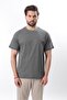 Men's T-Shirt with Smoked Embroidery Detail E7112 - 4