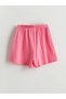 Lcw Kids Ecru Crew Neck Girls' Sleepwear Set with Shorts - 5