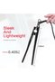 Professional Nano Titanium Hair Straightener – 470°F Max Heat, Black & Red - 4