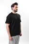 Black Embroidery Detailed Men's T-Shirt E7112 - 5