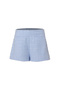 Women's Tweed Blue Less Shiny Shorts