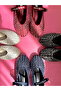Satin Fabric Stone Ballerinas - 2